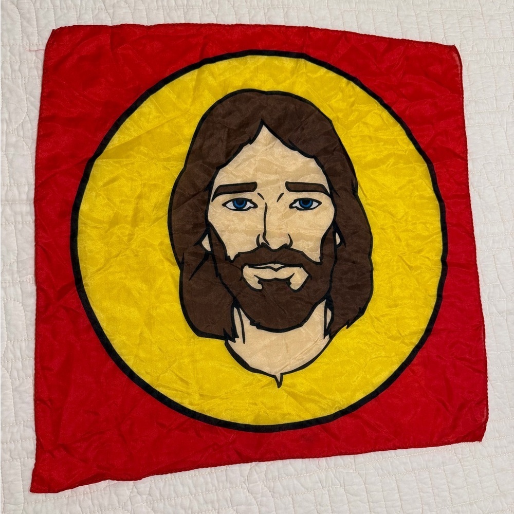 Silk Jesus Scarf